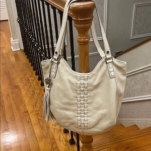 Elegant Brighton Cream Tote Bag